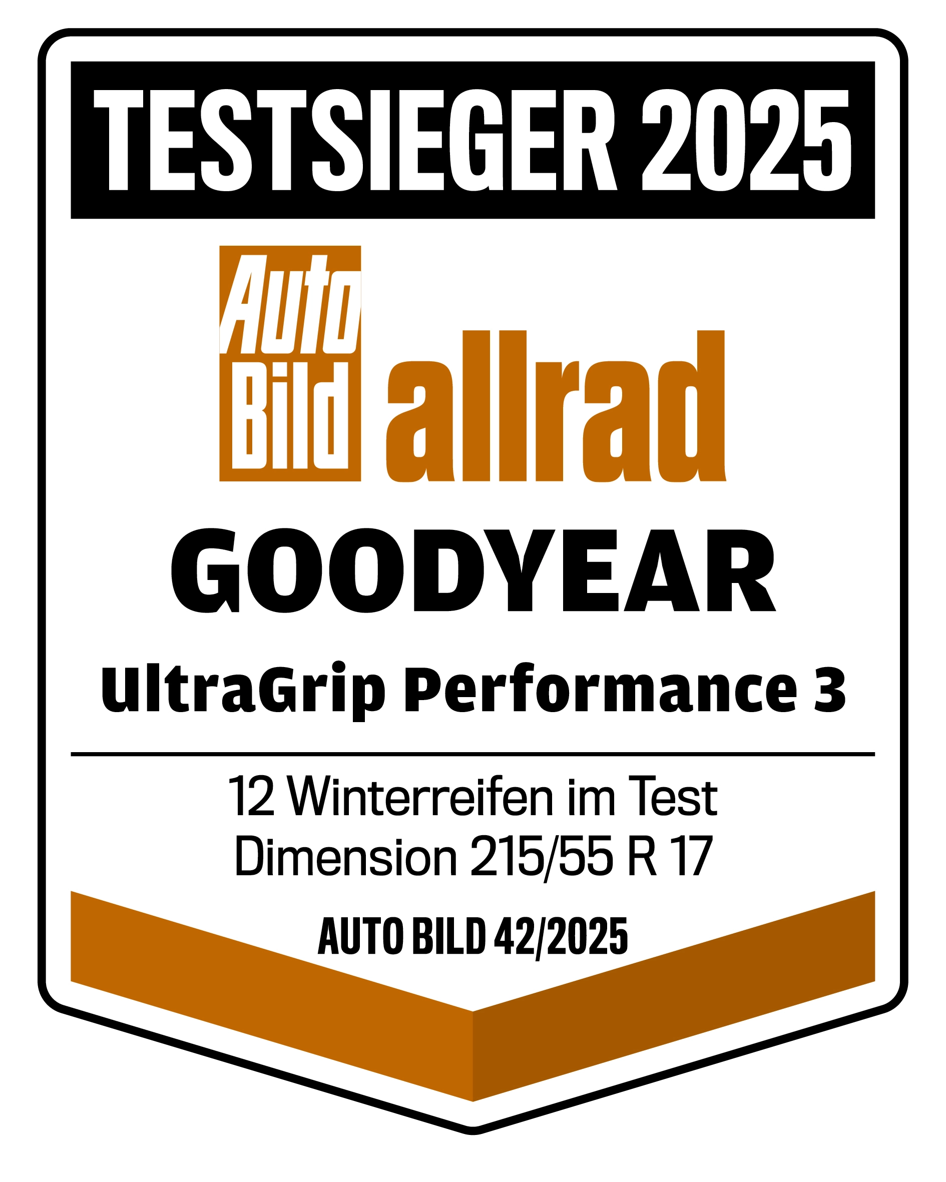 Badge vainqueur de test